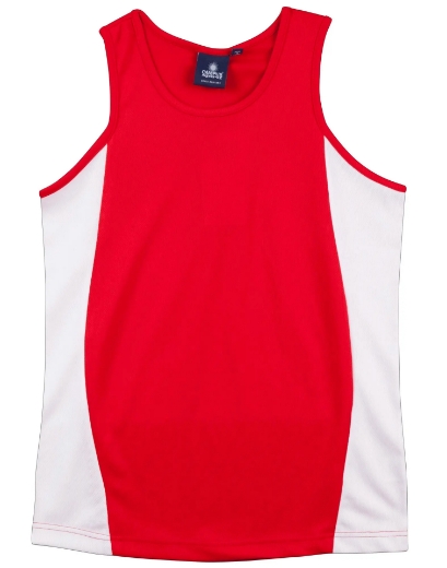 Picture of Winning Spirit, Kids Truedry Contrast Mesh Singlet